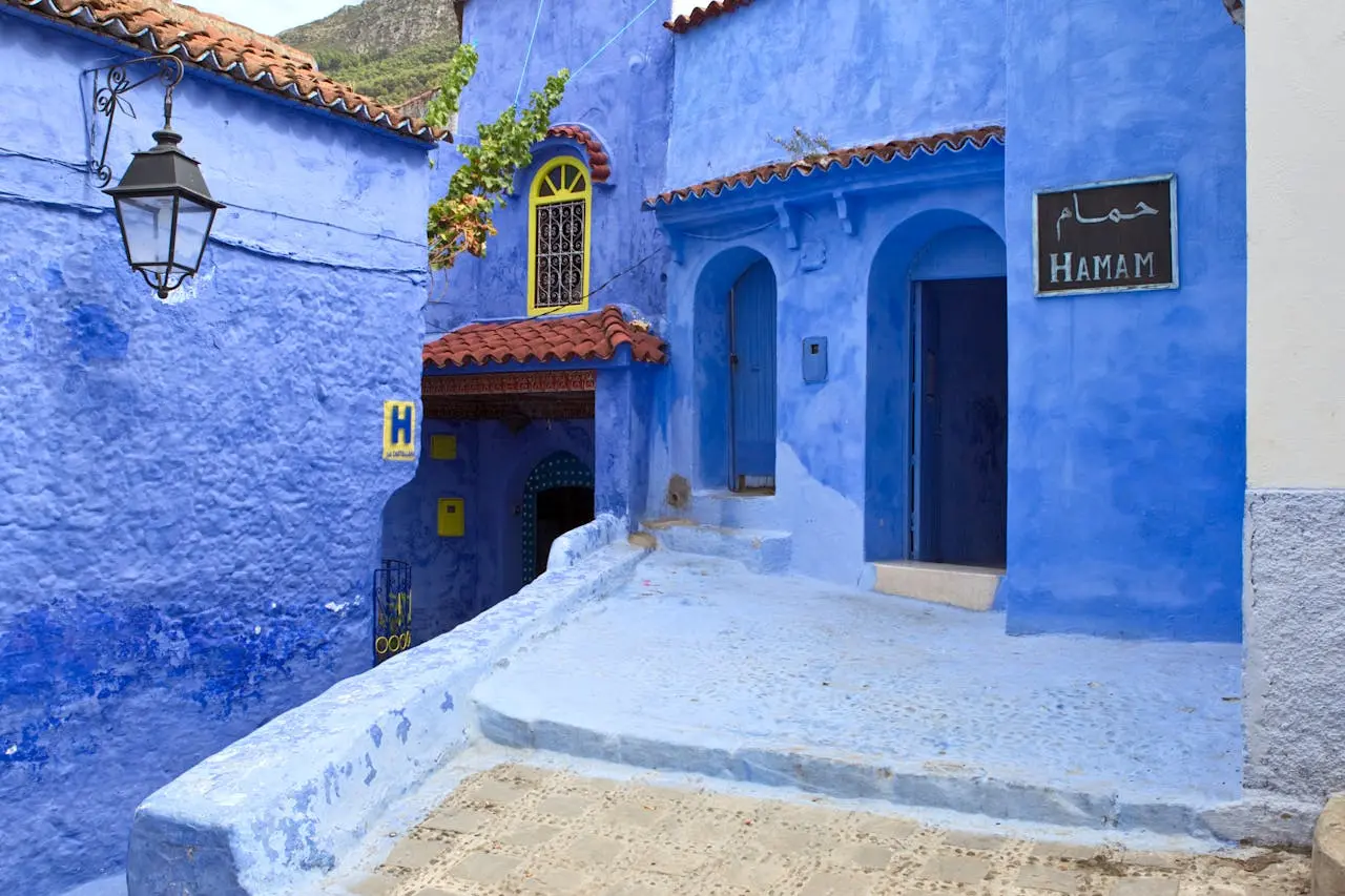 Hammam traditionnel à Chefchaouen au Maroc