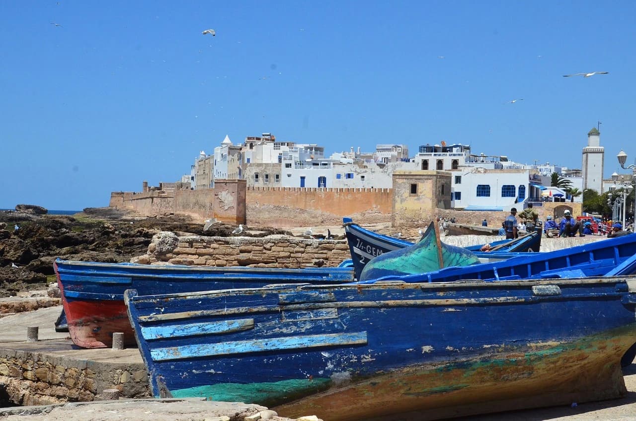 Vue sur Agadir et ses montagnes