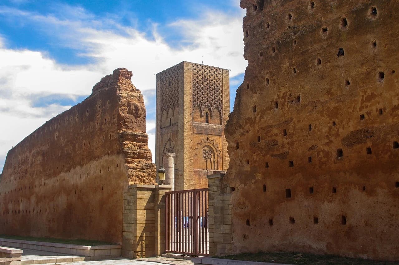 Vue de Rabat (Tour Hassan, Bouregreg)